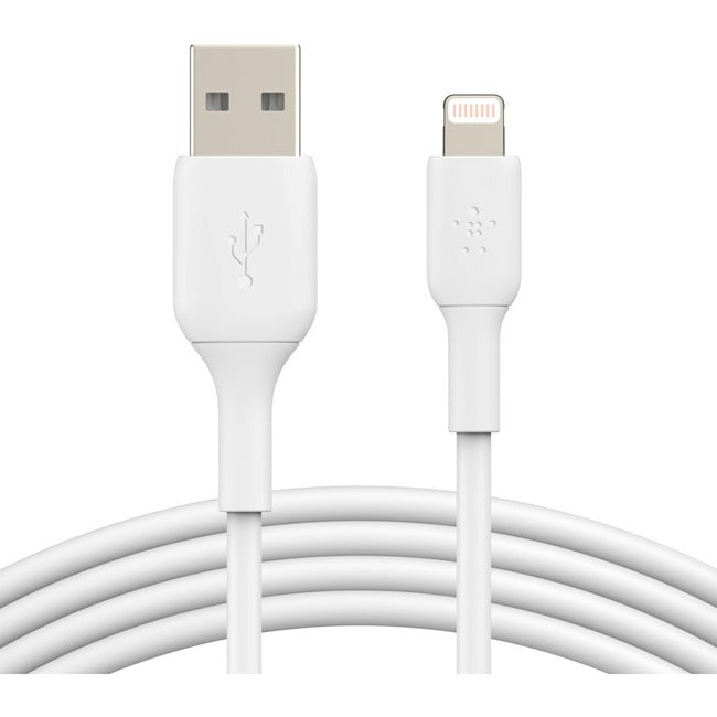 Belkin BOOST CHARGE 1 m Lightning/USB Data Transfer Cable White for Notebook, Power Bank, iPhone, iPad, iPad Pro - 1 Belkin BOOST CHARGE 1 m Lightning/USB Data Transfer Cable White for Notebook, Power Bank, iPhone, iPad, iPad Pro - 1